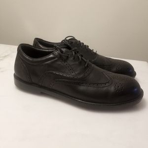 Hush Puppies Professionals Men's Black Slip & Oil Resistant Shoes Size 11 W-3E.